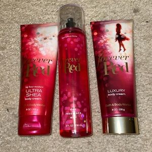 Bath and Body Works Forever Red!